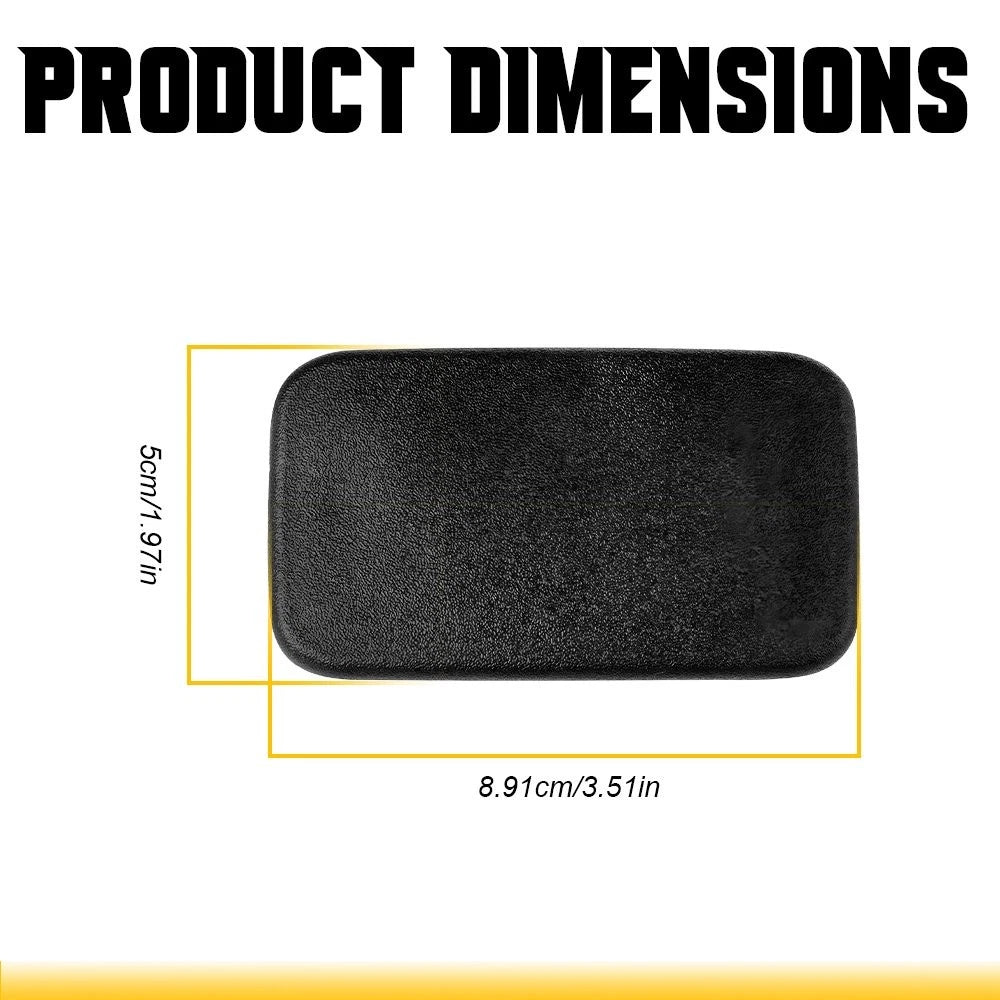 Rear License Plate Delete Panel Seal Cover for Jeep Wrangler JK (2007–2017)