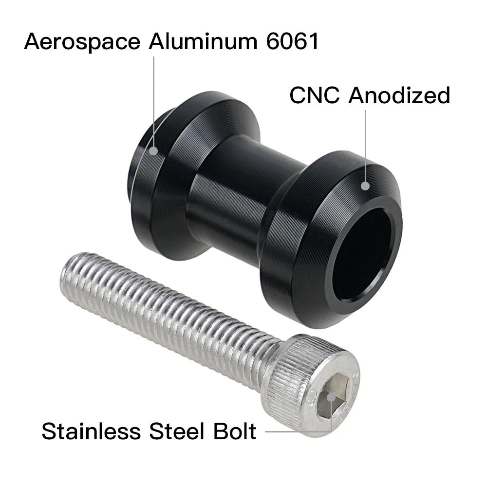 CNC Swingarm Spools Sliders for Honda CBR1000RR (2004–2015), Suzuki SV650 (1998–2010)