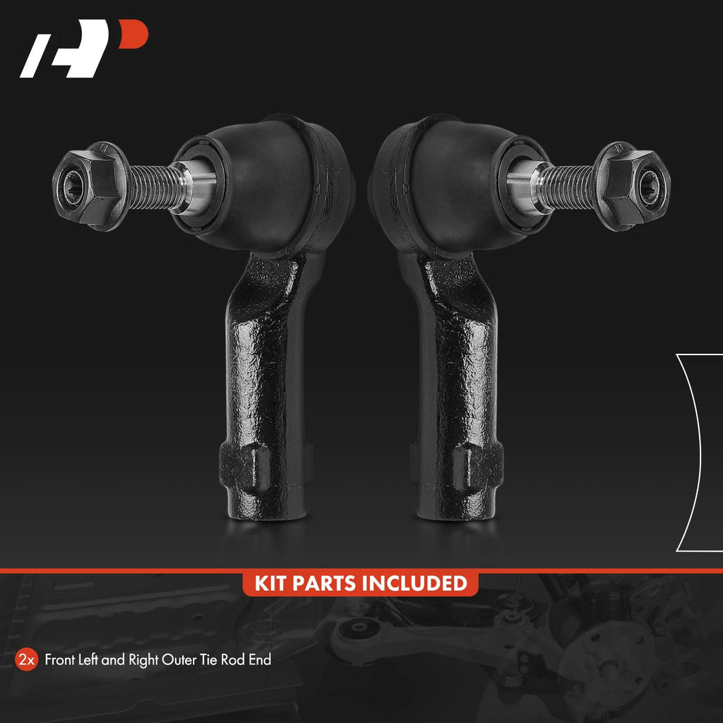 2X Steering Tie Rod End Front Outer for Chrysler 200 (2015-2017) Dodge Dart