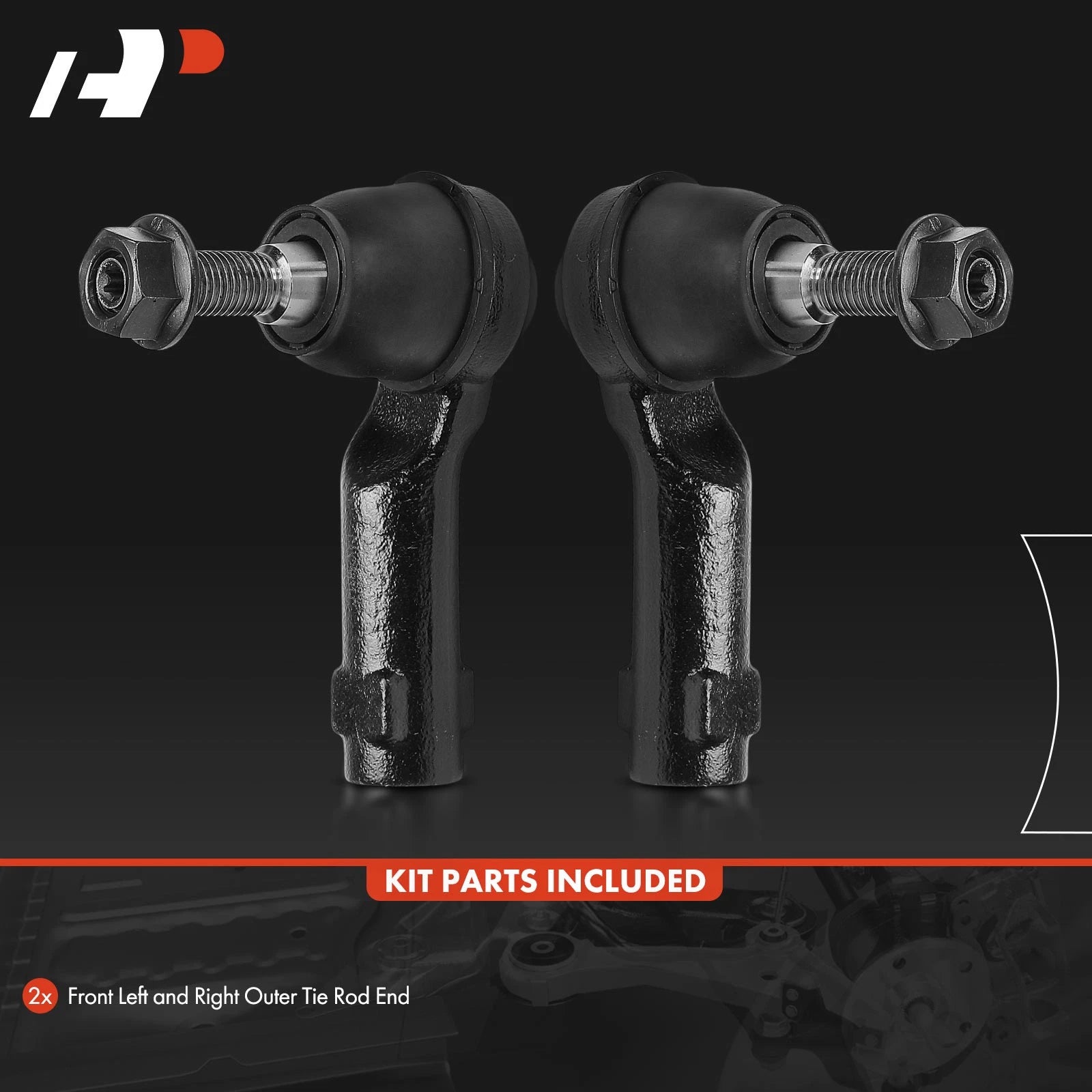 2X Steering Tie Rod End Front Outer for Chrysler 200 (2015-2017) Dodge Dart