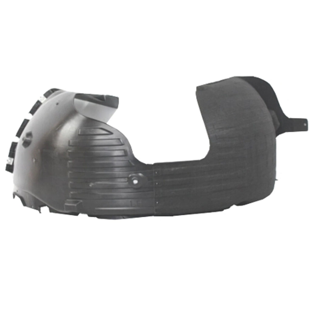 Replacement Polypropylene/PET Plastic Driver Side Front Fender Liner w/Chrome