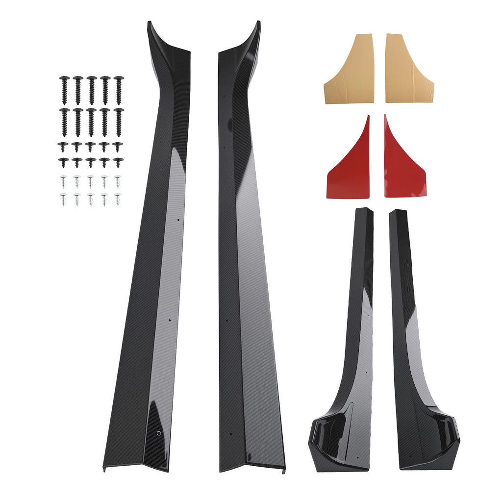 Set of 2 ABS Plastic Side Extension Panels for Tesla Model 3 (2017–2023)