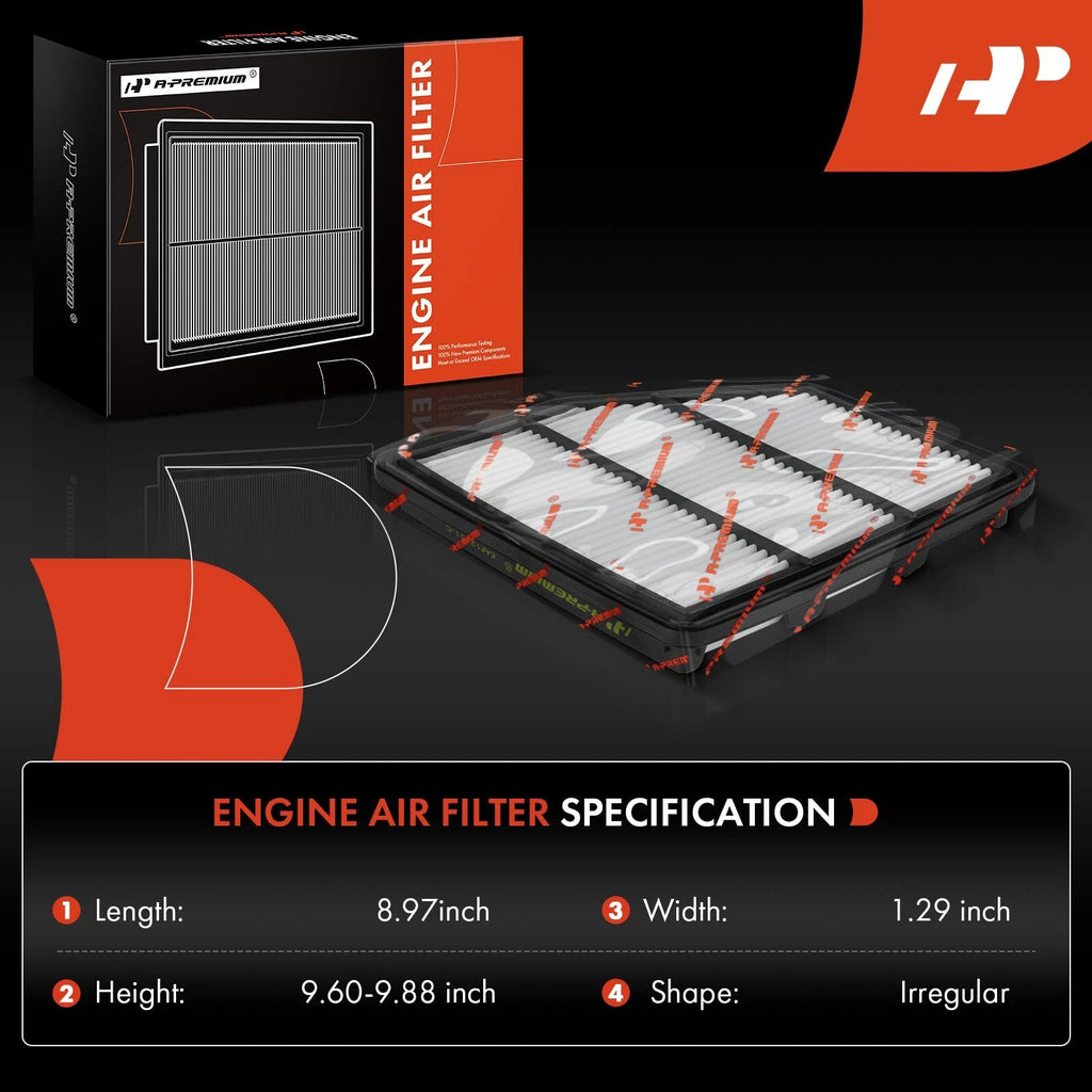 2X Engine Air Filter for Nissan Altima (2019-2023) 2.5L