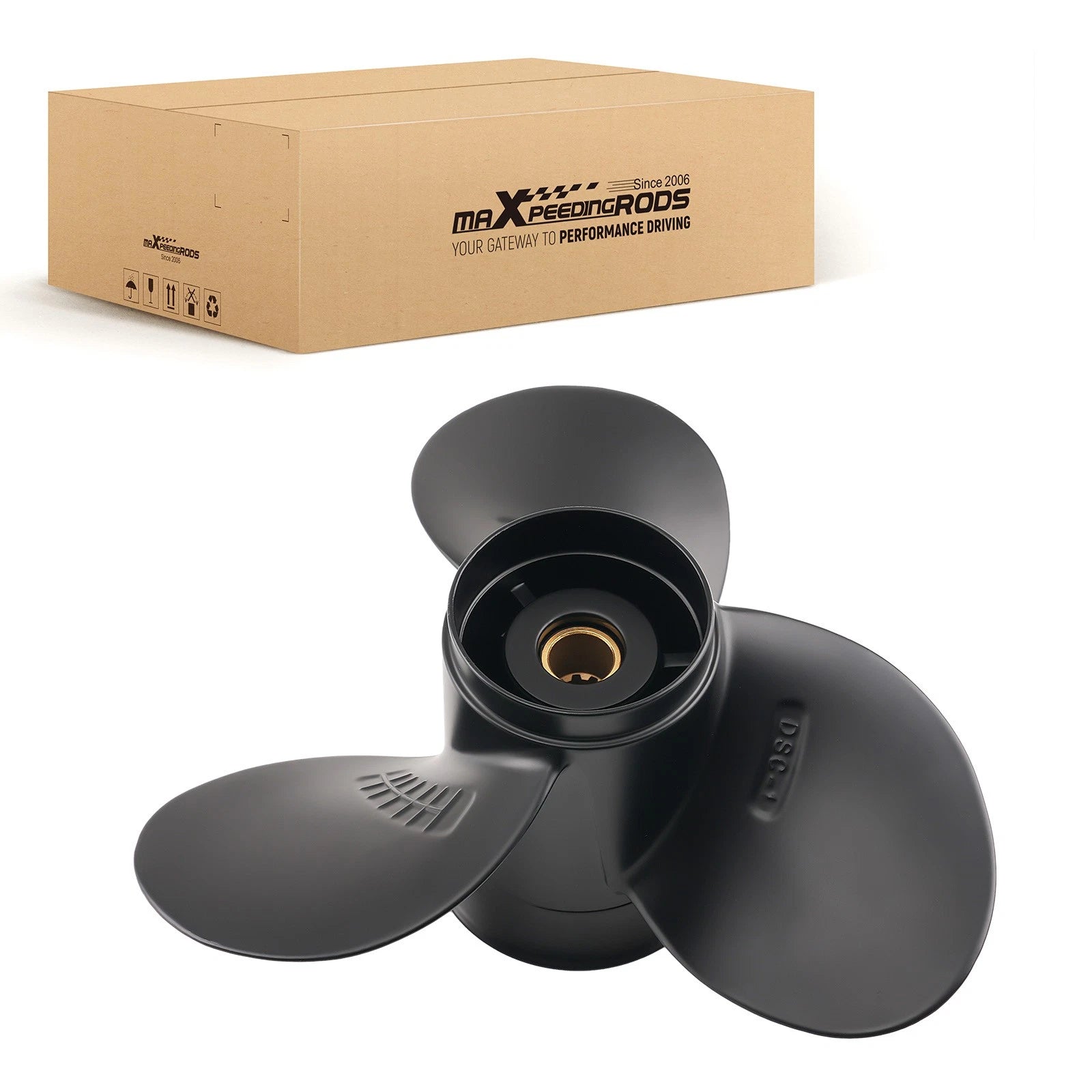 3 Blade Outboard Propeller for Suzuki DF 8-20HP (58100-93763-019) 9" Pitch RH