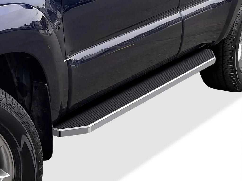 Set of 2 Polished 6" iBoard Side Step Nerf Bars for Toyota 4Runner (2003–2009)