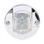 24V LED Side Marker Lights for Truck Trailer RV Boat (Round)
