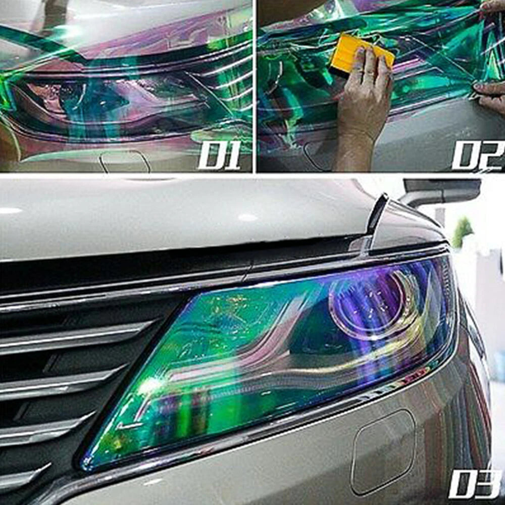 12" x 48" Gloss Headlight Tint Film for Universal Vehicles (YYYY–YYYY)