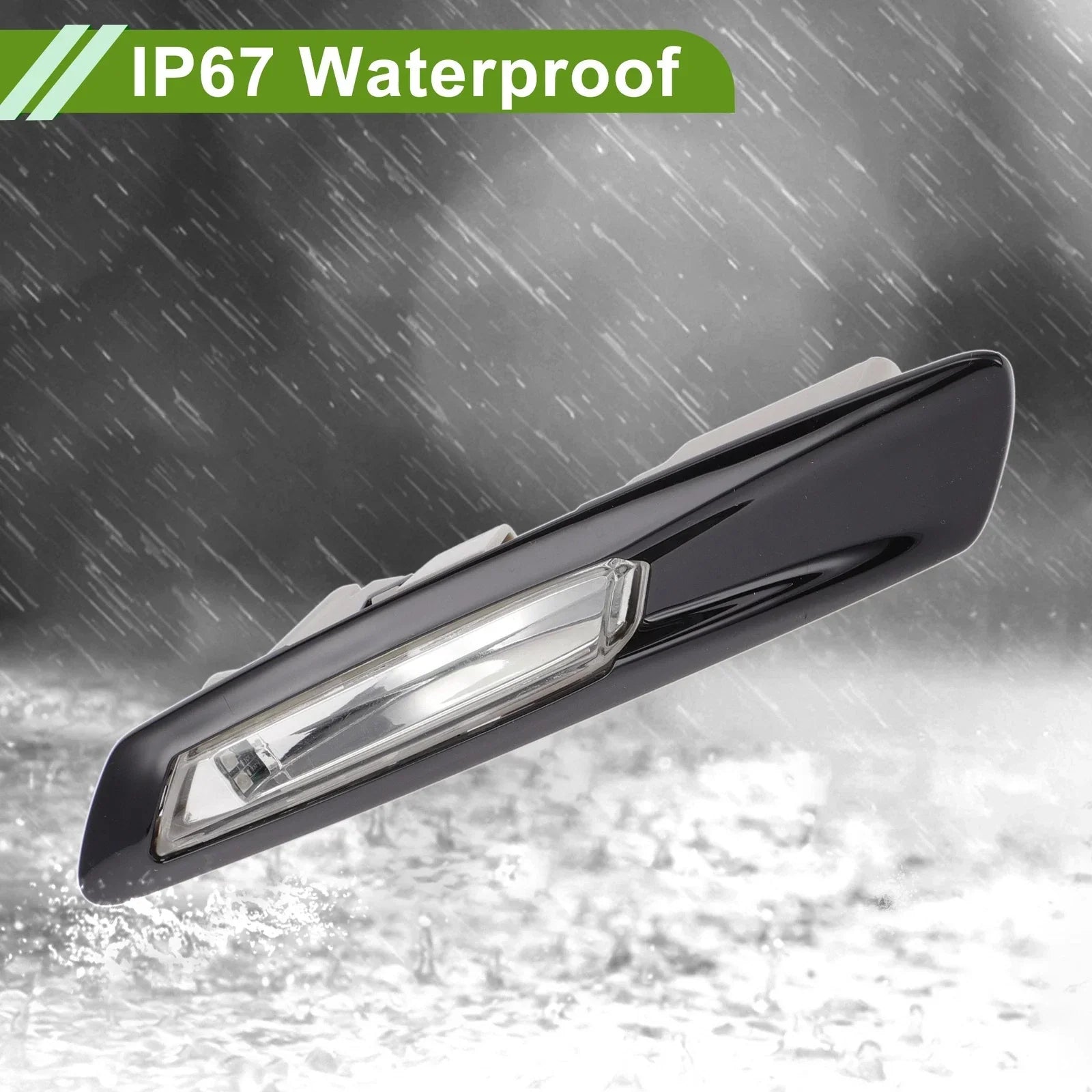 1 x Black Right Side Marker Light Cover for BMW 528i (2011 - 2016)