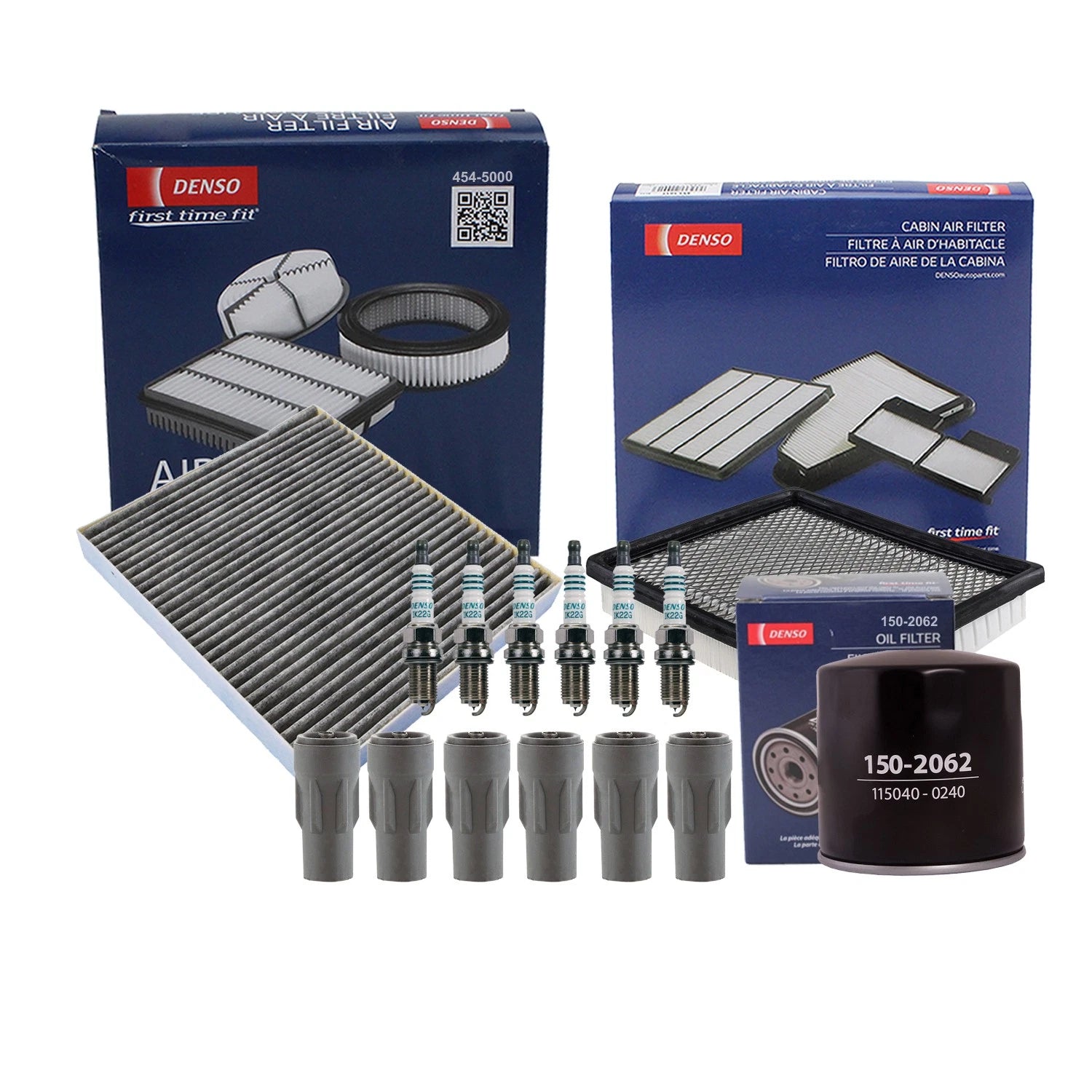 Denso Tune Up Kit 6 Spark Plugs & Boots for Avenger Sebring (2008–2010)