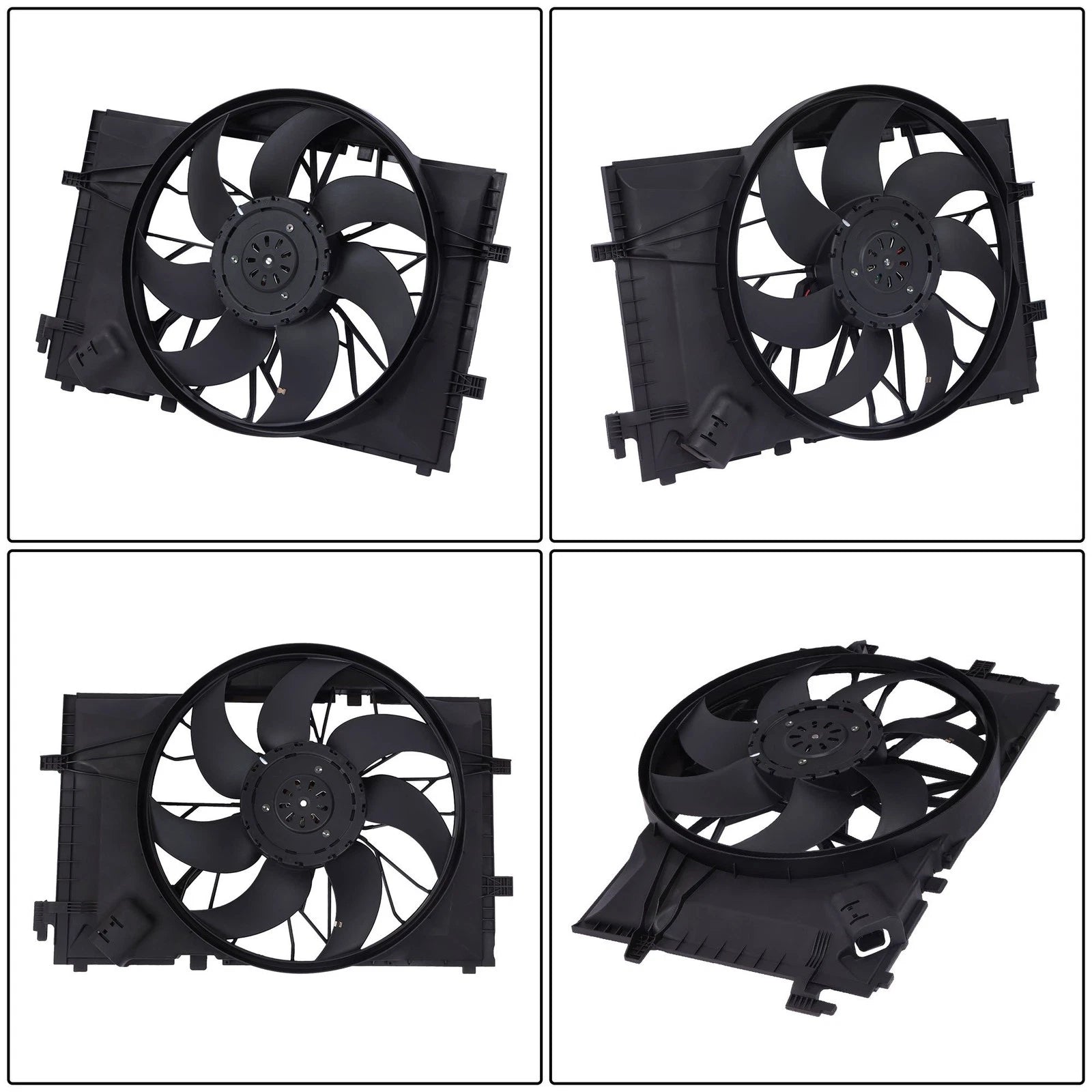 Radiator Cooling Fan Assembly for Mercedes-Benz C350 CLK350 (2006–2009)