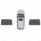 Set of 2 Car Window Sun Shades UV Guard for Nissan Patrol Y62 (2012–2024)