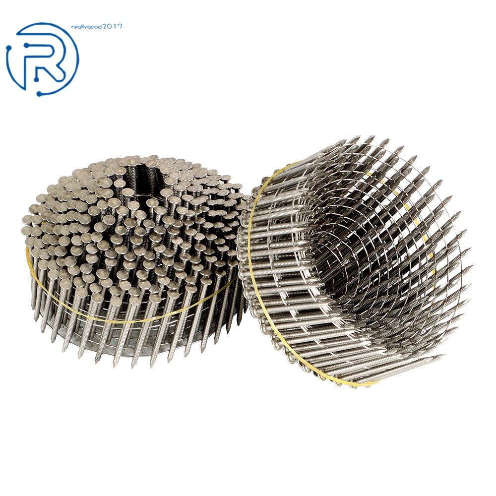 Set of 1200 Stainless Steel Siding Nails 1-3/4”×.09” Ring Shank