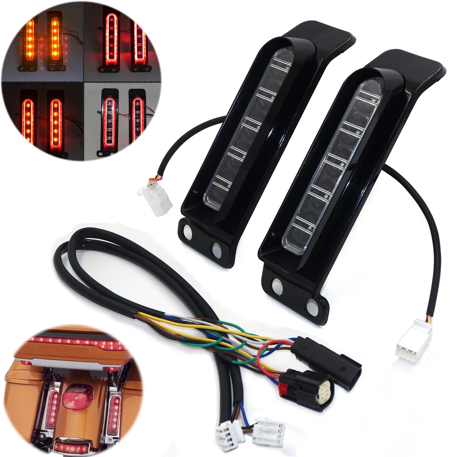 Auxiliary LED Brake Taillight for Harley FLHTCU FLHTCUL FLHTK FLHTKL FLTRU (2010–2023)