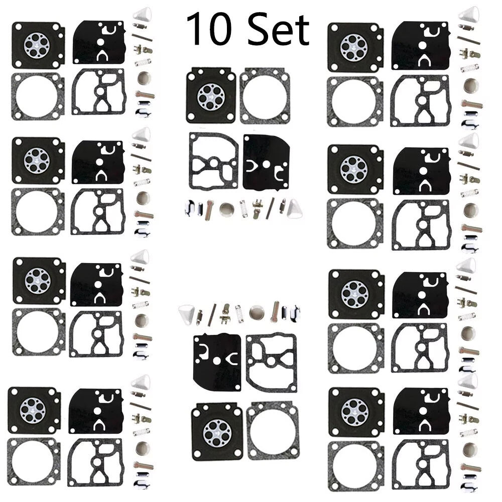 Set of 10 Carburetor Repair Kits for Stihl FS120 FS200 FS250 FS300 FS350 Zama RB-40