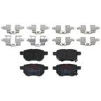 Set of 4 Disc Brake Pads for Toyota Corolla (2009–2010)