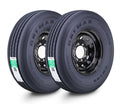 2 GREMAX ST235/85R16 Trailer Tires 14-Ply G 132M 8x6.5" Black Mod for Trailer