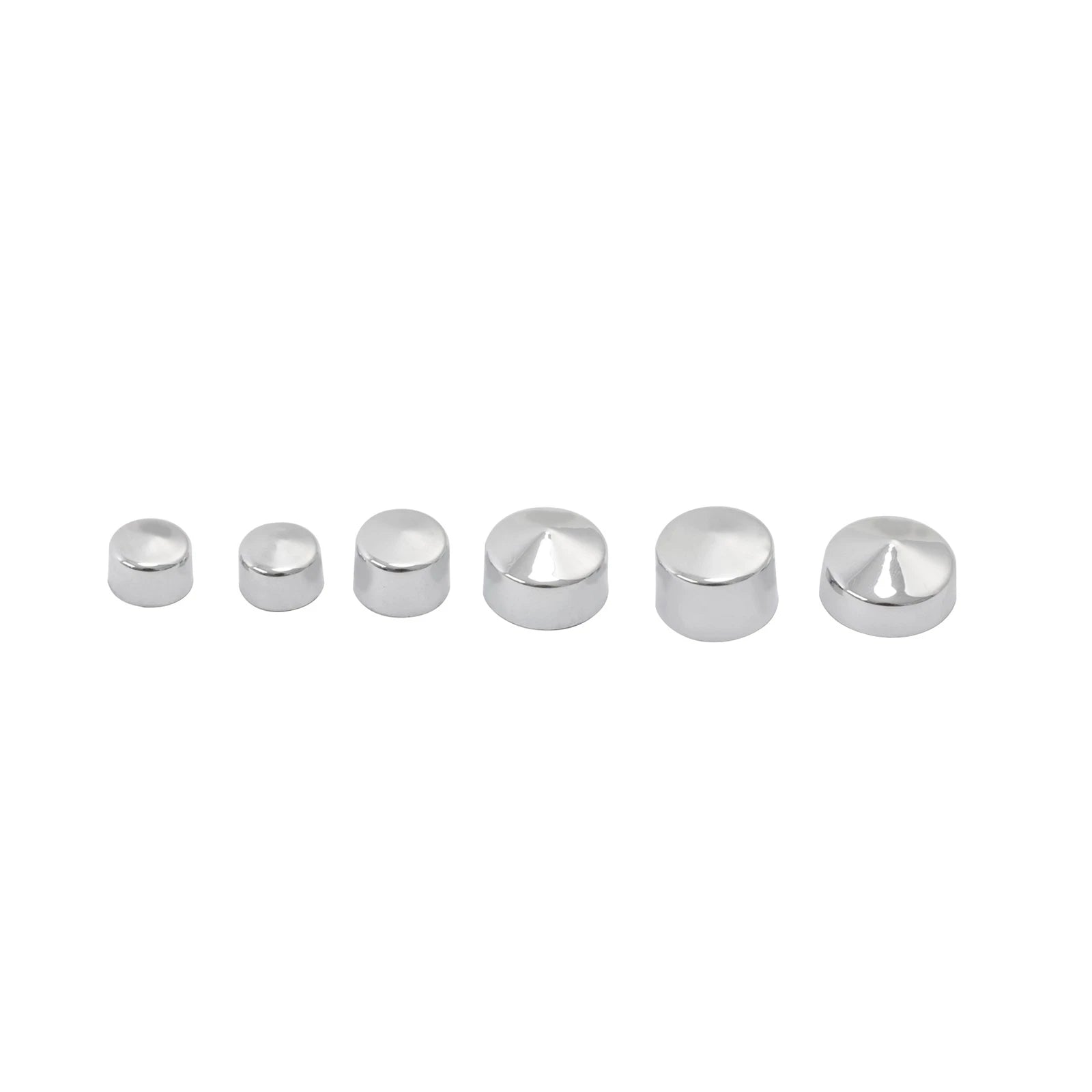 75PCS Chrome Bolt Topper Caps for Harley Davidson FLH FLT (2007–2013)