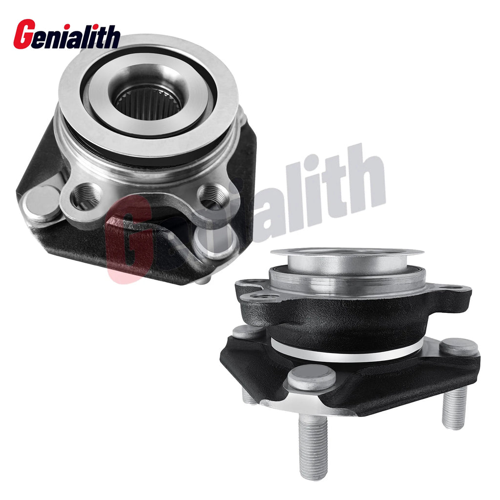 2Pcs Wheel Hub Bearings Assembly Front W/ ABS for Nissan Sentra (2007–2012)