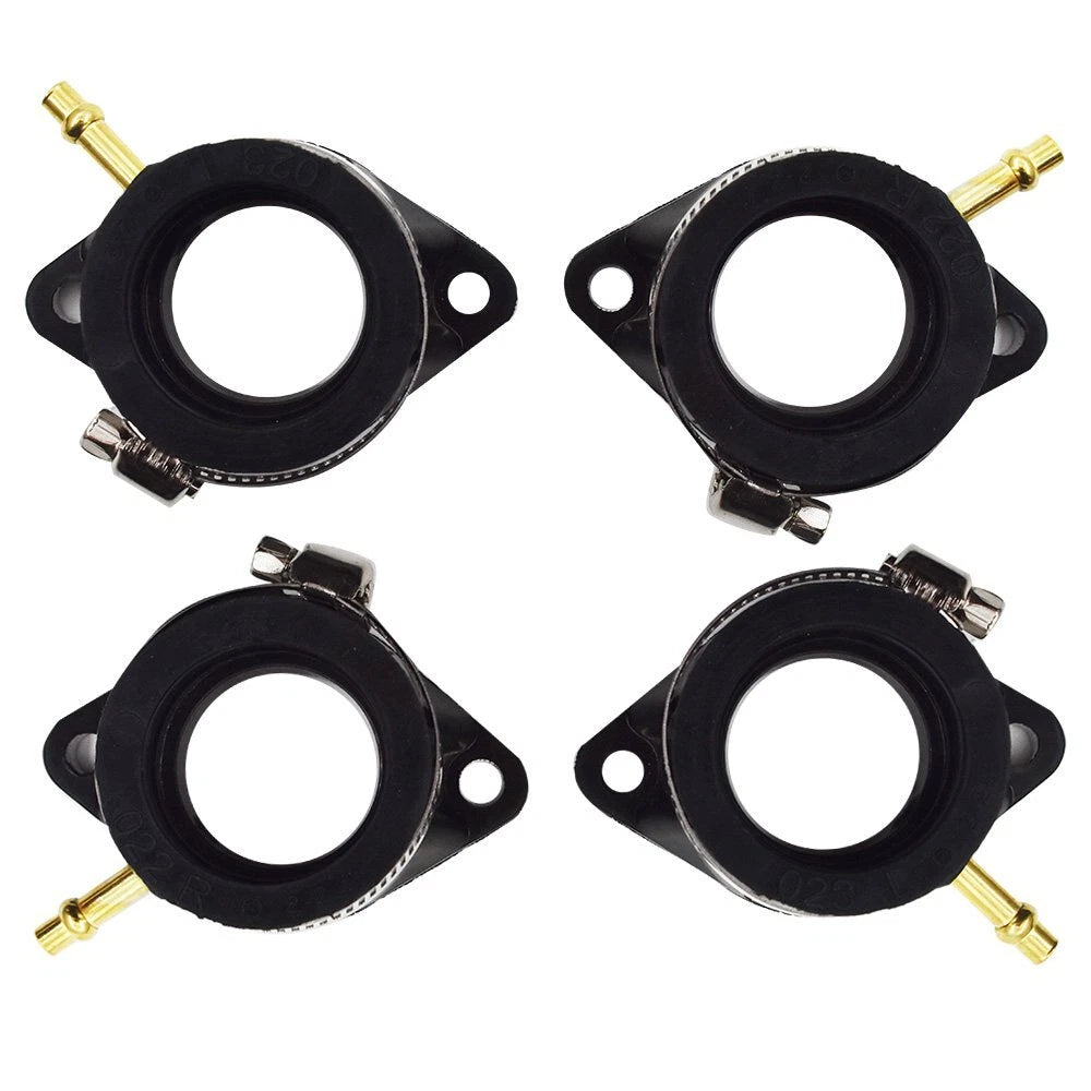 Set of 4 Carburetor Intake Manifold Boots for Kawasaki 1000 LTD Z1 KZ900 KZ1000