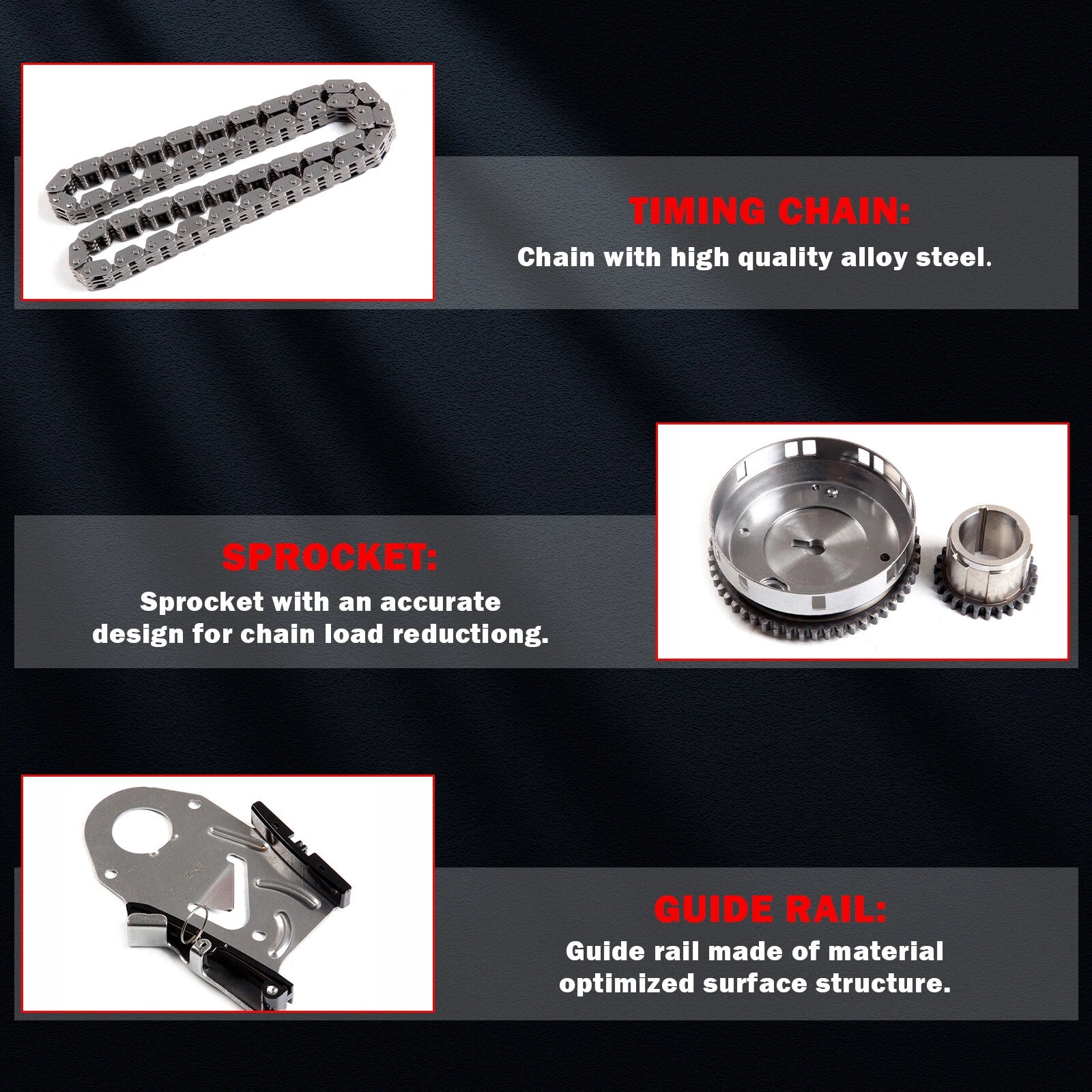 Timing Chain Set for Jeep Grand Cherokee Dodge Charger Ram 1500 (2003-2010)