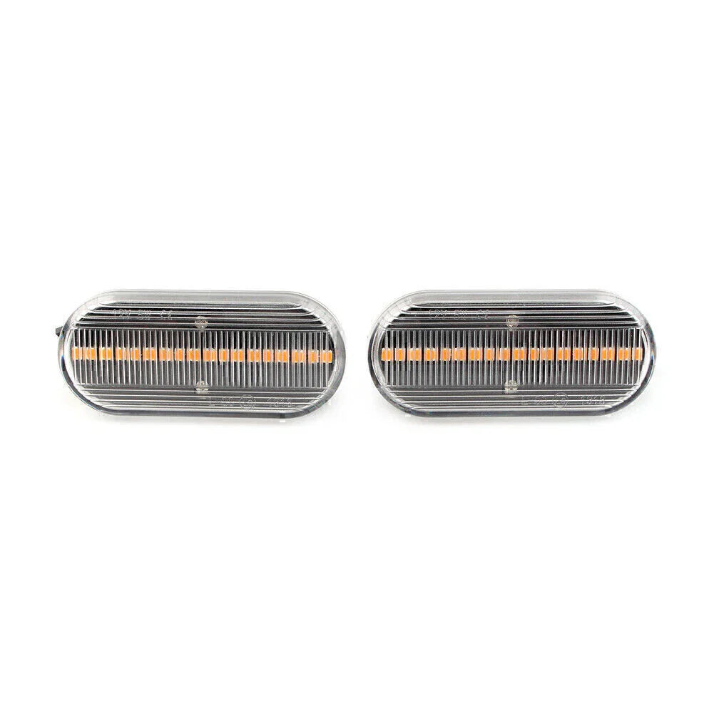 LED Side Marker Lights for Volkswagen VW Bora Golf 3 4 Amber Clear
