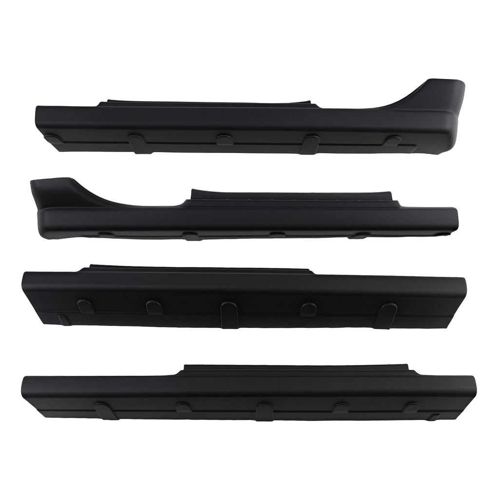 Set of 4 Rocker Panels for GMC Sierra 1500 Crew Cab (2014–2018)