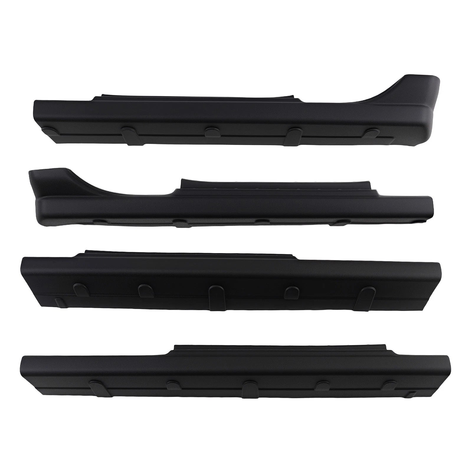 Set of 4 Rocker Panels for GMC Sierra 1500 Crew Cab (2014–2018)