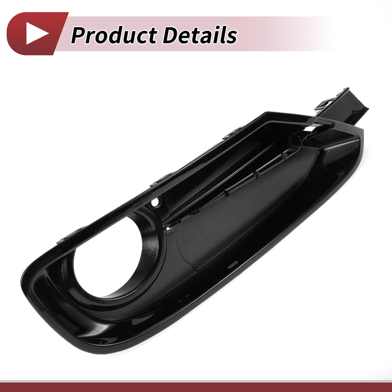 1 Pc Fog Light Grill for BMW 320i (2012–2015) No. 51117300738 Black