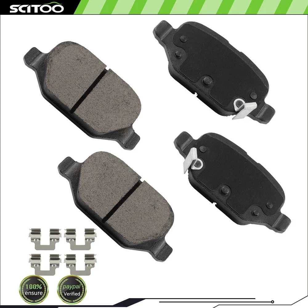 Rear Brake Pads Kit for Fiat 500 (2012–2019) Abarth Lounge Cabrio