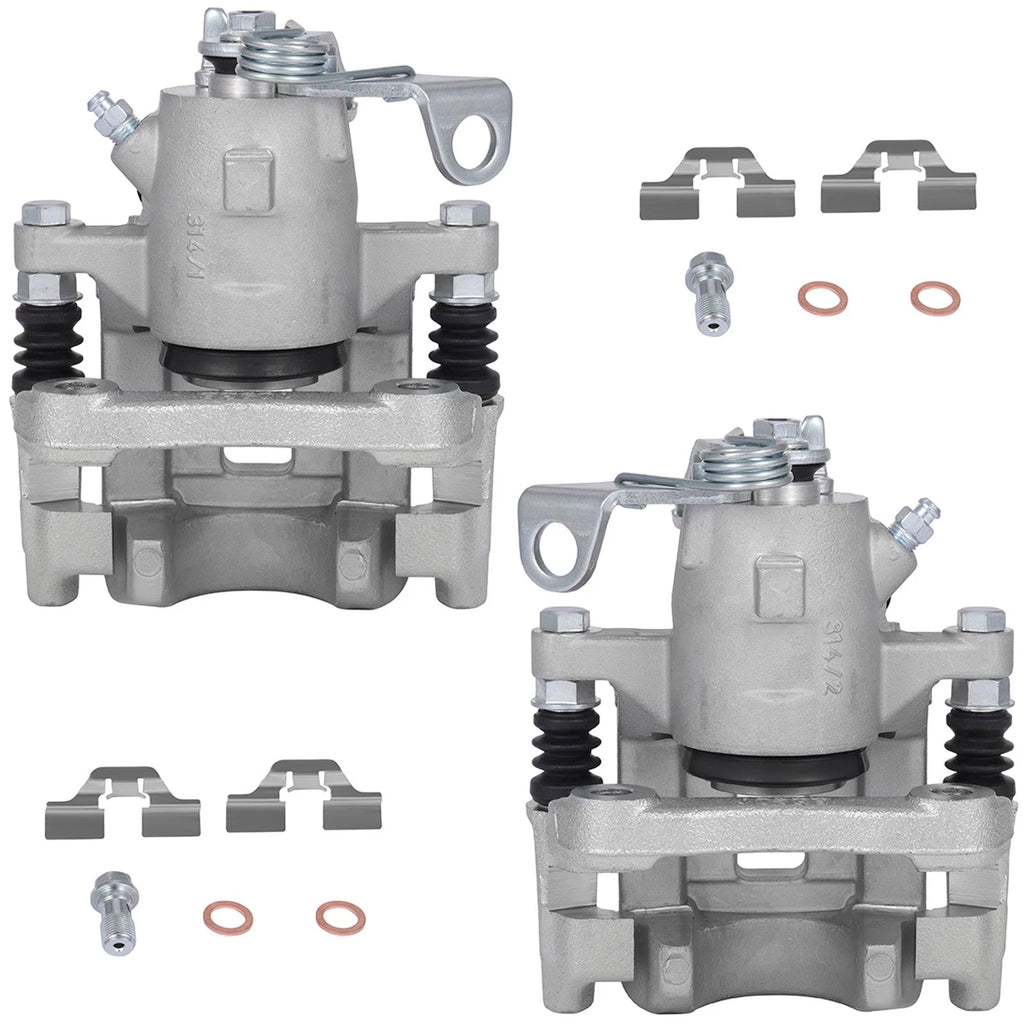 Set of 2 Rear Brake Calipers for Volkswagen Jetta (2000-2005)