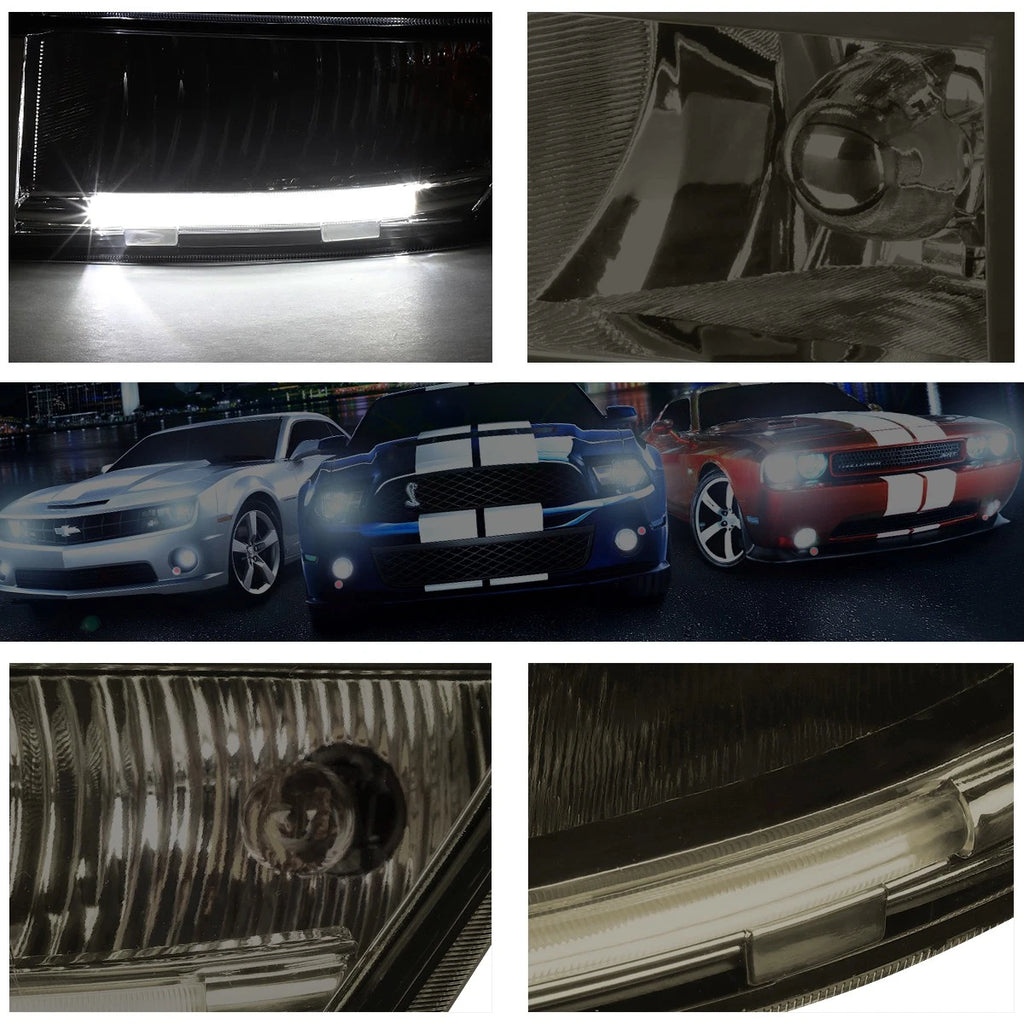 OE Style Chrome Headlight Lamp for Dodge Dakota (2006–2007)
