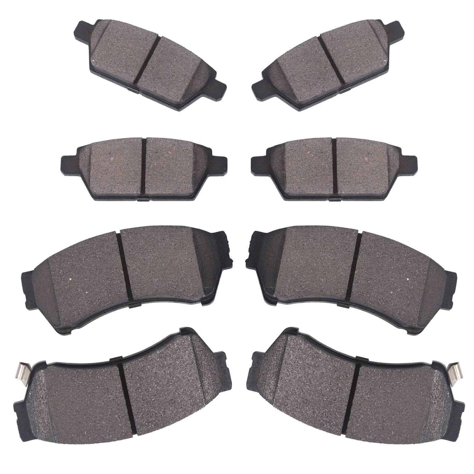 Set of 4 Ceramic Brake Pads for Ford Fusion Lincoln MKZ Mazda 6 (2013–2020)