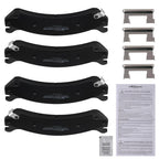 Front Ceramic Brake Pads Set of 4 for Chevrolet Avalanche, Express, Silverado, Suburban (2001–2013)