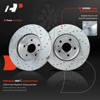 Drilled Brake Rotors & Ceramic Brake Pads for Chevy Equinox (2010–2017)