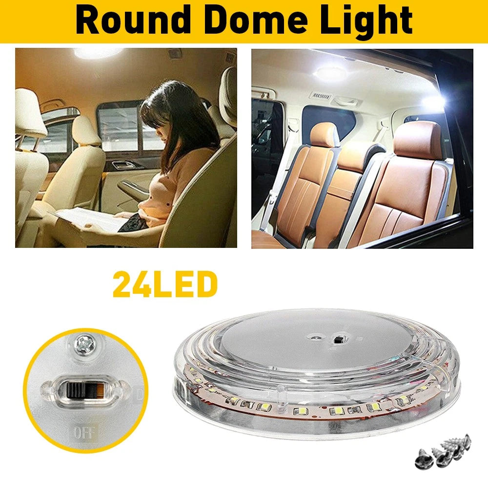 LED Ceiling Fixture for RV Camper Trailer Marine (12V)