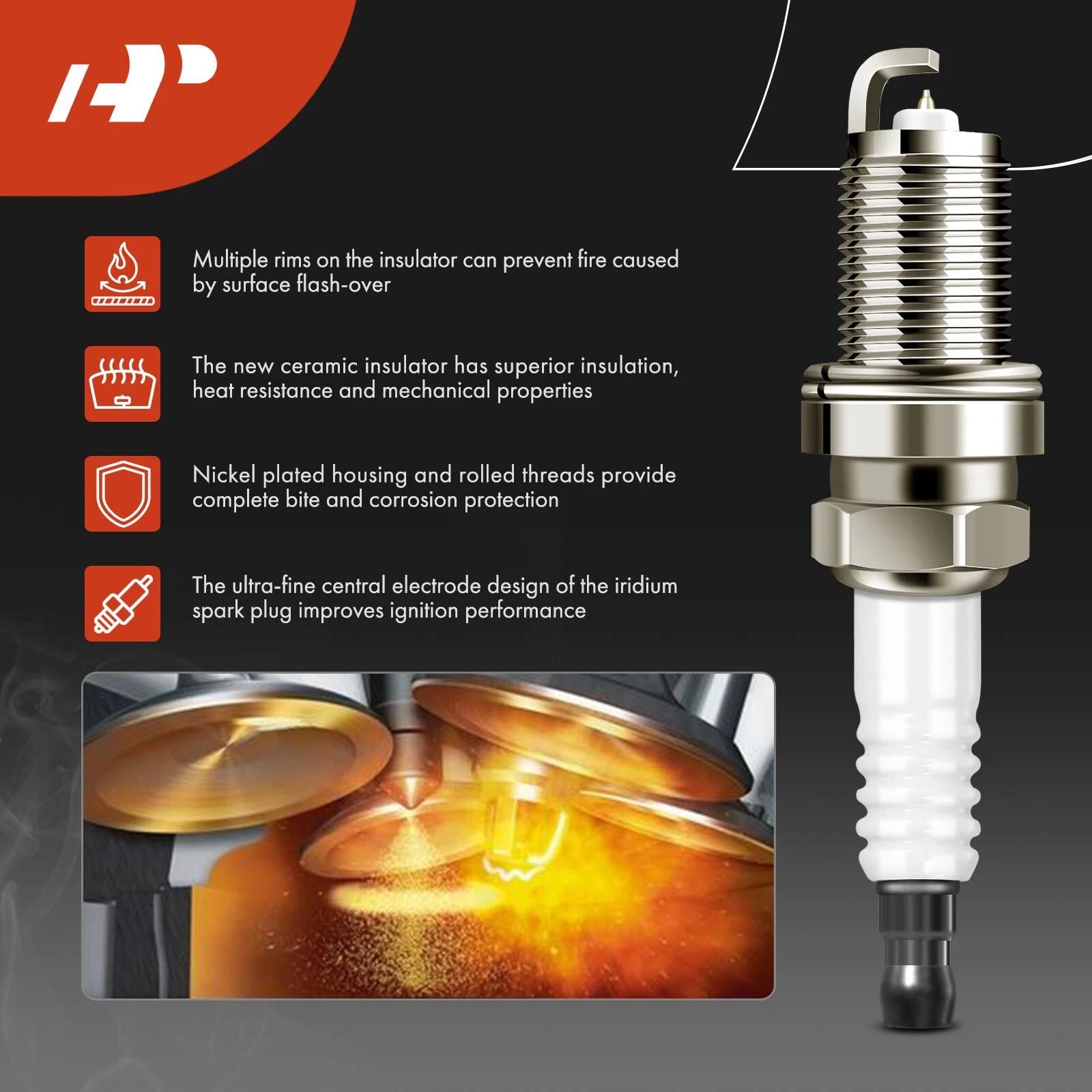 6X Ignition Coils & 6X Iridium Platinum Spark Plugs for Honda Acura