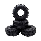 Set of 4 Rubber Rock Crawler Tires 2.2" for Axial SCX10 Wraith TRX-4