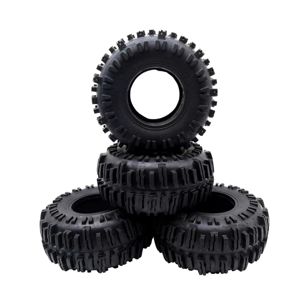 Set of 4 Rubber Rock Crawler Tires 2.2" for Axial SCX10 Wraith TRX-4