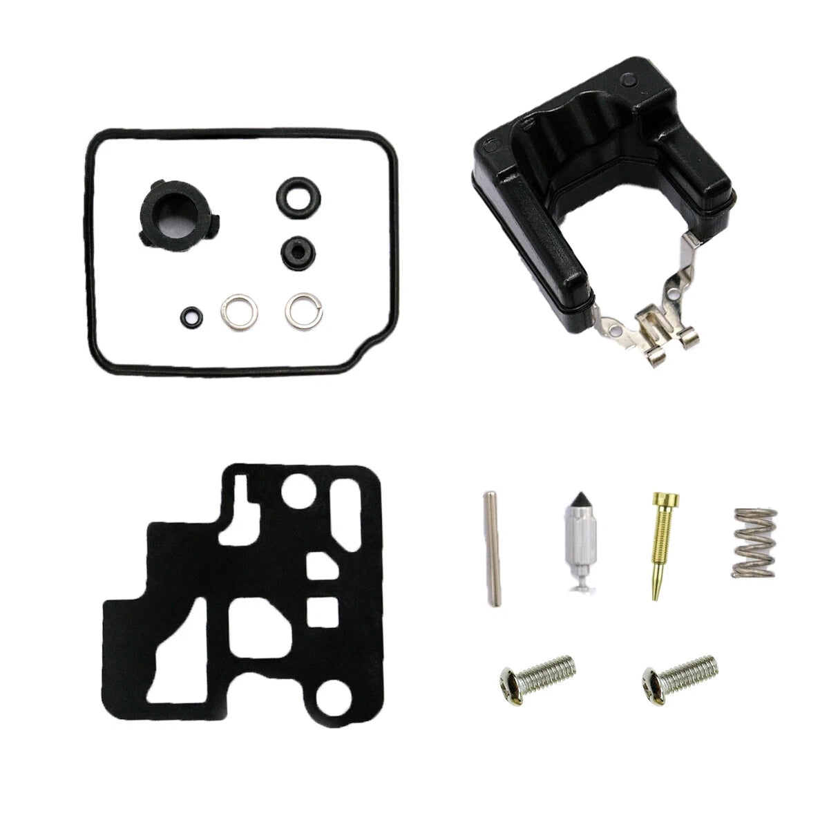 Carburetor Repair Kit for Yamaha 2.5HP Outboard Motor (F2.5 A B, 69M-W0093-00)