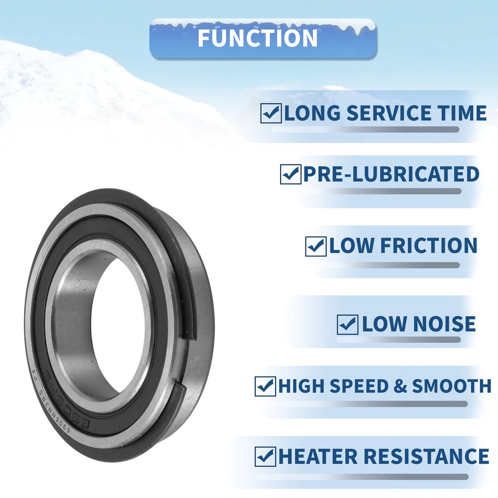 Deep Groove Ball Bearings 25x42x9mm for Various Models (6905NR2RS)