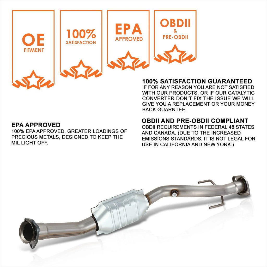 Front Catalytic Converter Exhaust Manifold Pipe for Trailblazer Envoy (2002–2005)
