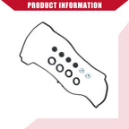 Set of 1 Cylinder Head Valve Cover Gasket No. 12030PNC000 for Honda Civic (2002–2005)