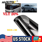 Window Tint Film 20% VLT for Car Home Office Glass (10ft Roll)