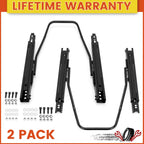 Dual Lock Racing Seat Base Slider Rail Bracket for Universal Fit