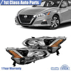 Set of 2 Headlight Headlamp for Nissan Altima (2019–2020)