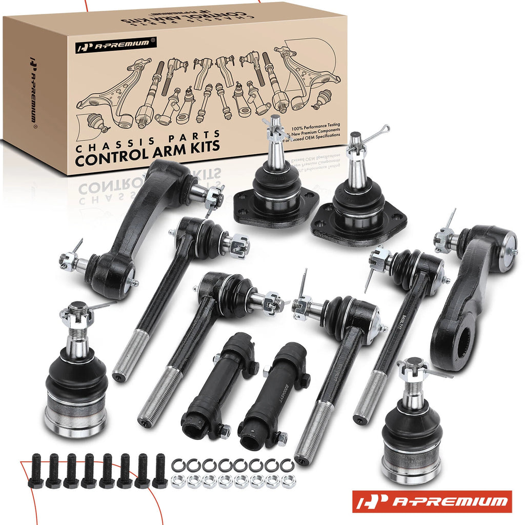 Set of 12 Front Pitman Idler Arm Tie Rod for Chevy G10 G20 GMC (1970–1995)