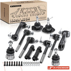 Set of 12 Front Pitman Idler Arm Tie Rod for Chevy G10 G20 GMC (1970–1995)