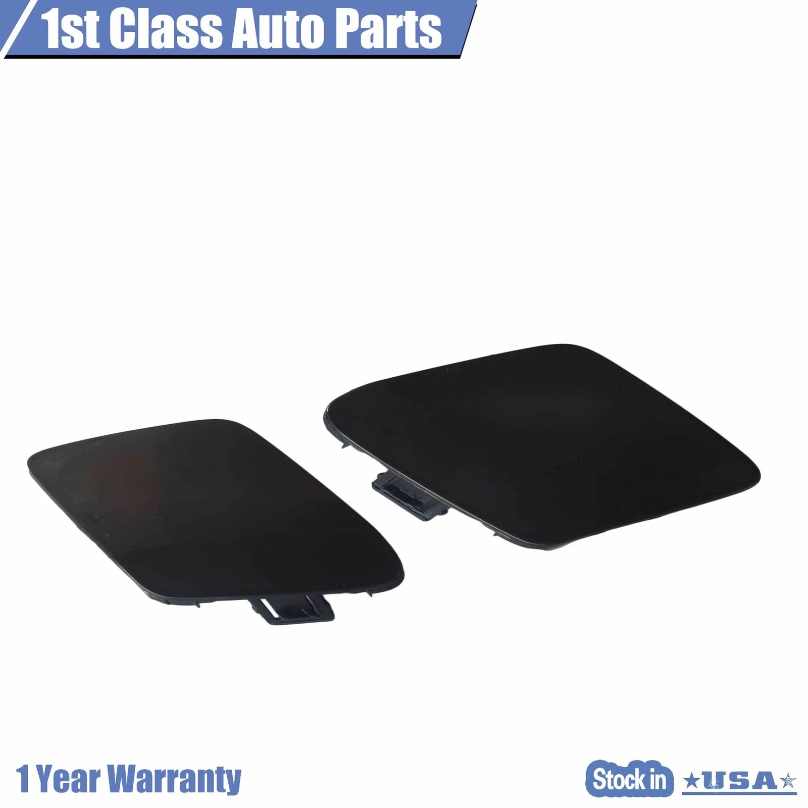 Set of 2 Tow Eye Fog Light Lamp Covers for Toyota Prius (2016–2017)