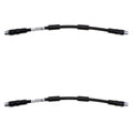 Set of 2 Front Brake Hydraulic Hoses for Audi A8 Quattro S8 VW Passat (1997–2003)