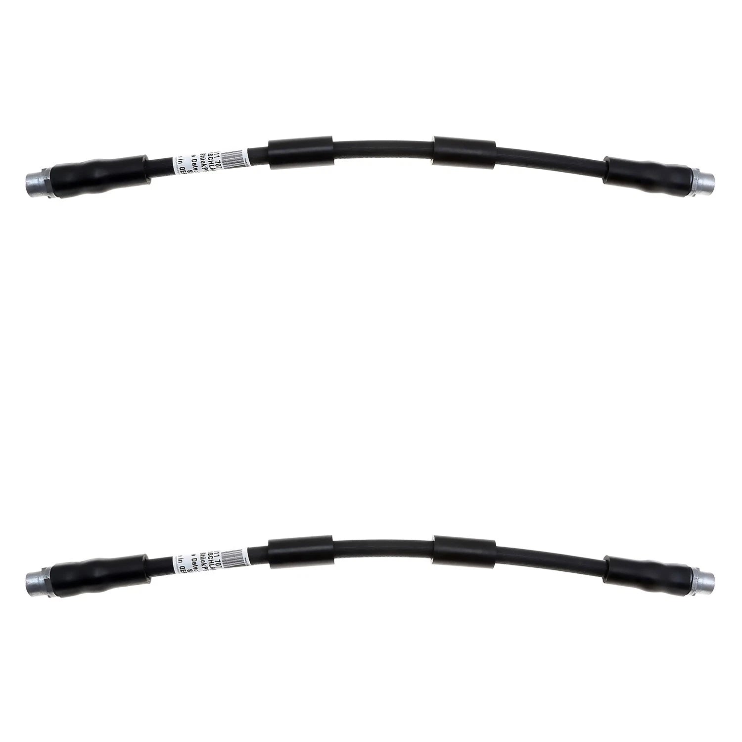 Set of 2 Front Brake Hydraulic Hoses for Audi A8 Quattro S8 VW Passat (1997–2003)